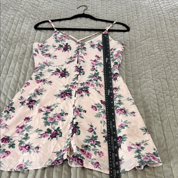 Abercrombie & Fitch Floral Button-Front Spaghetti Strap Mini Dress – XS - Picture 6 of 7